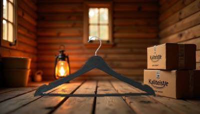 Ahşap Görünümlü Askı 3'lü Vinix