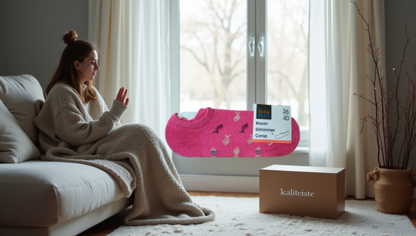 Bay Bayan Görünmez Çorap - 1