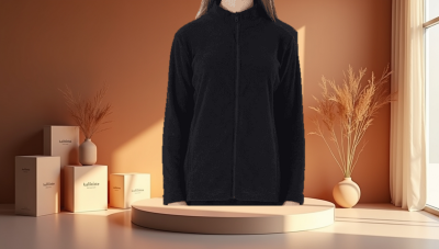 Bayan Tam Fermuarlı Polar