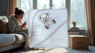 Bebek Kundak Banyo Havlusu 75x75 cm