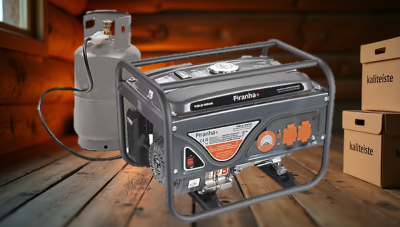 Benzin ve Lpg ile Çalışan Jeneratör 