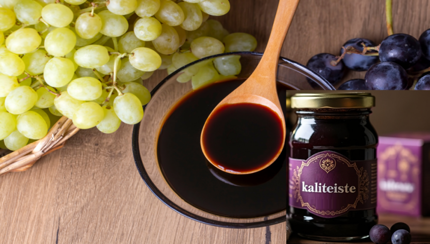 Dökülgen Üzümden Antep Sıvı Pekmez 1 KG - 1