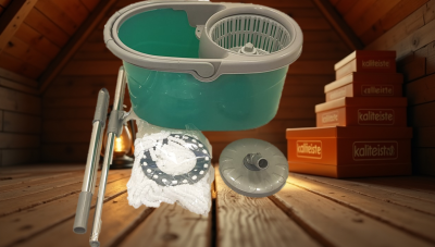 Döner Başlıklı Mop Temizlik Seti - 3