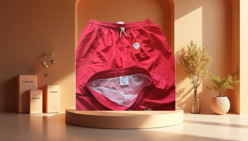 Erkek Düz Deniz Şortu - 2