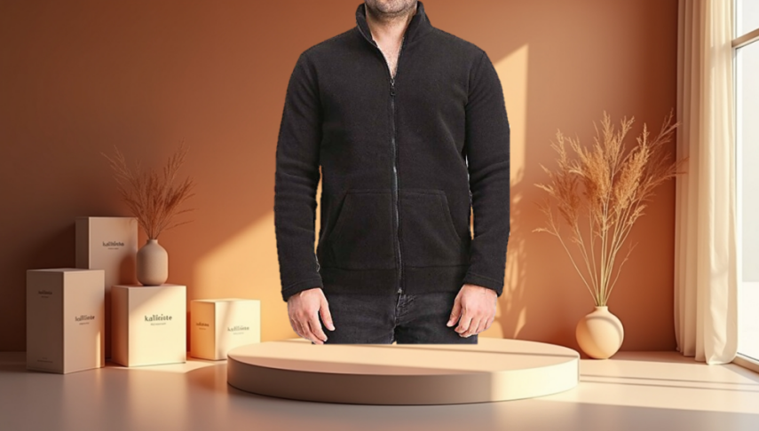 Erkek Tam Fermuarlı Polar - 3