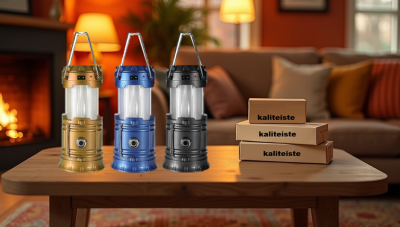 Güneş Panelli Şarjlı Işıldak Kamp Feneri