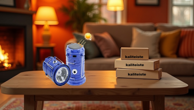 Güneş Panelli Şarjlı Işıldak Kamp Feneri (1)