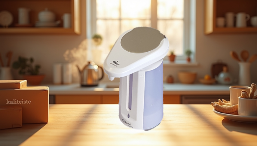 Harekete Duyarlı Sensörlü Led Işıklı Dezenfektan Sabunluk - 1