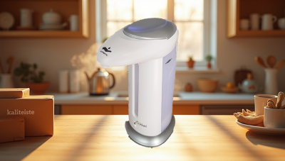 Harekete Duyarlı Sensörlü Led Işıklı Dezenfektan Sabunluk (1)