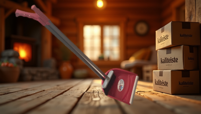 İnce Hazneli Süpürgeli Saplı Faraş