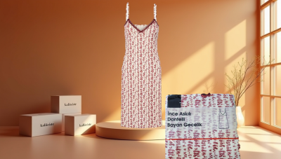 Kadın Askılı Dantelli Atlet Kırmızı Beyaz (1)