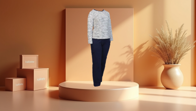 Kadın Uzun Kollu Penye Pijama Takımı Siyah Beyaz