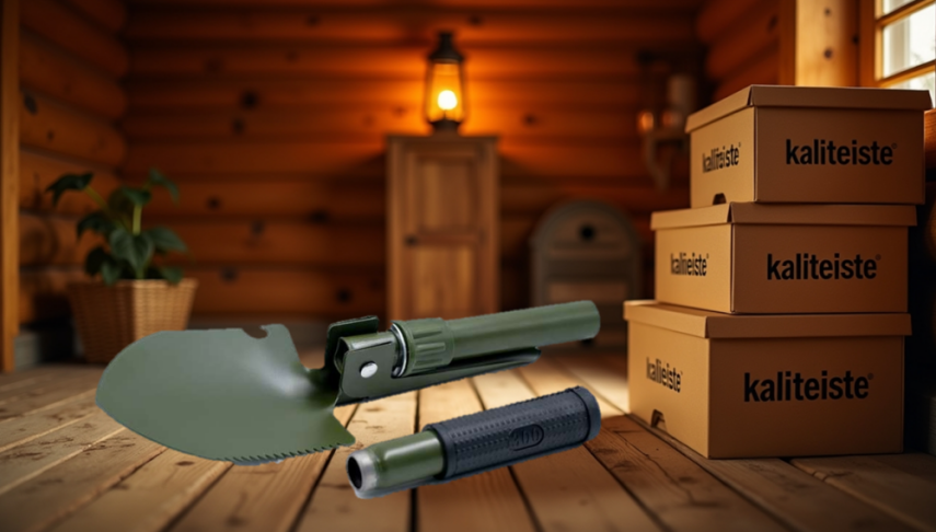 Katlanabilir Metal Kürek Seti - 1