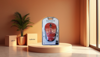 Kırmızı Kablosuz Mouse