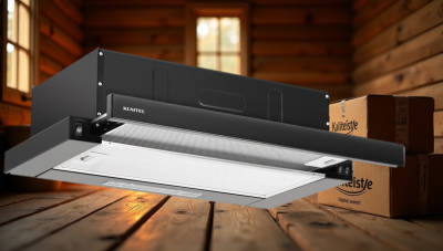 DS6-905 Siyah Sürgülü Aspiratör