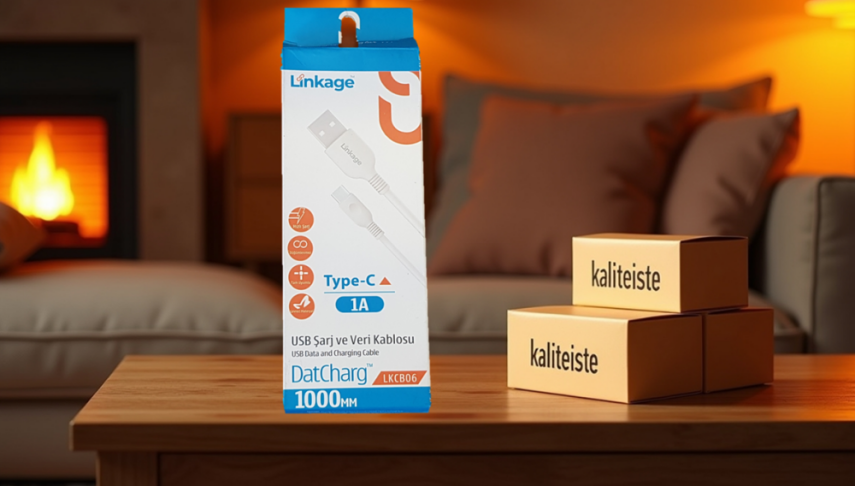 Linkage 1A USB Şarj Kablosu Type C - 1