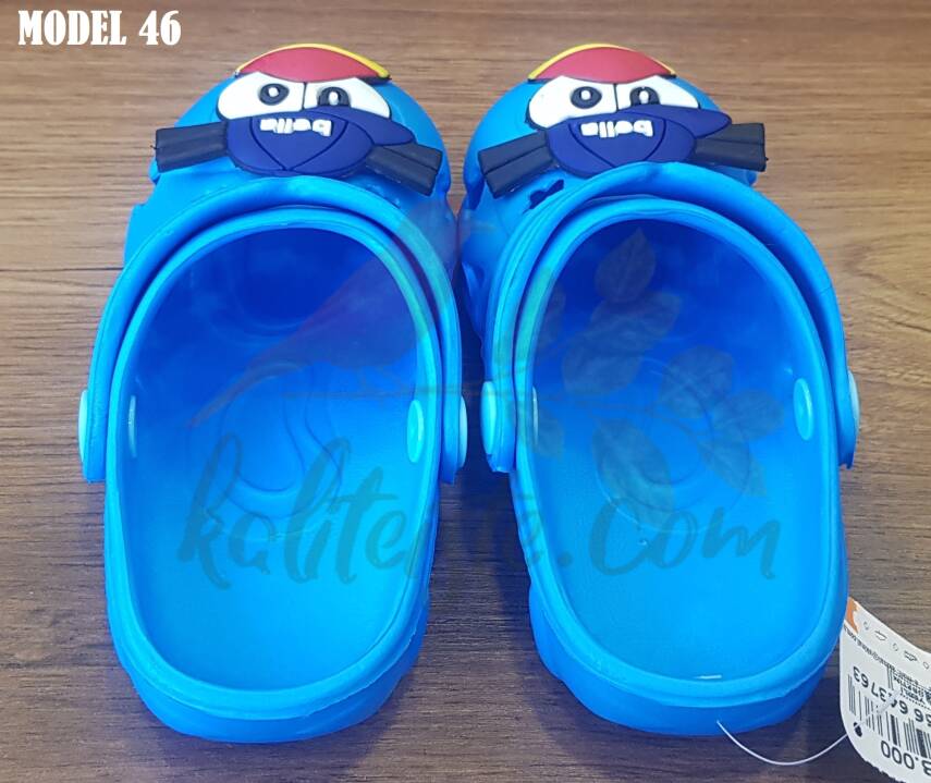 Model 46 Figürlü Çocuk Sandalet Terlik Ayakkabı - 2