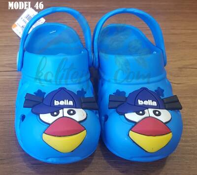 Model 46 Figürlü Çocuk Sandalet Terlik Ayakkabı - 5