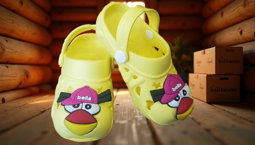 Model 47 Figürlü Çocuk Sandalet Terlik Ayakkabı - 1