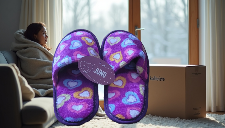 Model 71 Evde Kullanım İçin Kışlık Terlik - 1