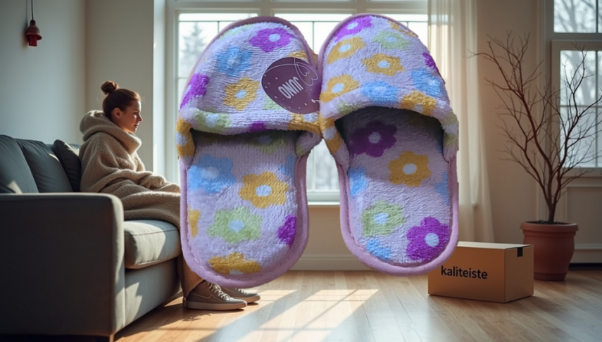 Model 72 Evde Kullanım İçin Kışlık Terlik - 3