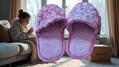 Model 73 Evde Kullanım İçin Kışlık Terlik - 5