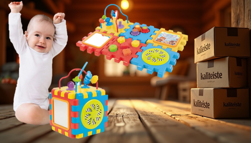 Oyuncak Dev Küp ve Puzzle  - 1