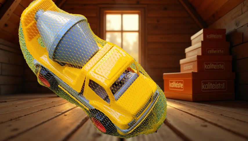 Oyuncak Mini Harç Kamyonu Power Workers - 1