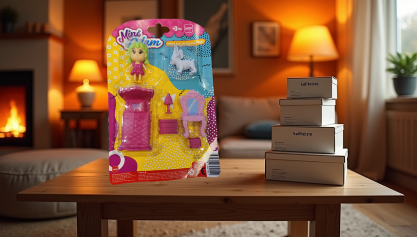 Oyuncak Mini Odam ve Petim Kartela - 1