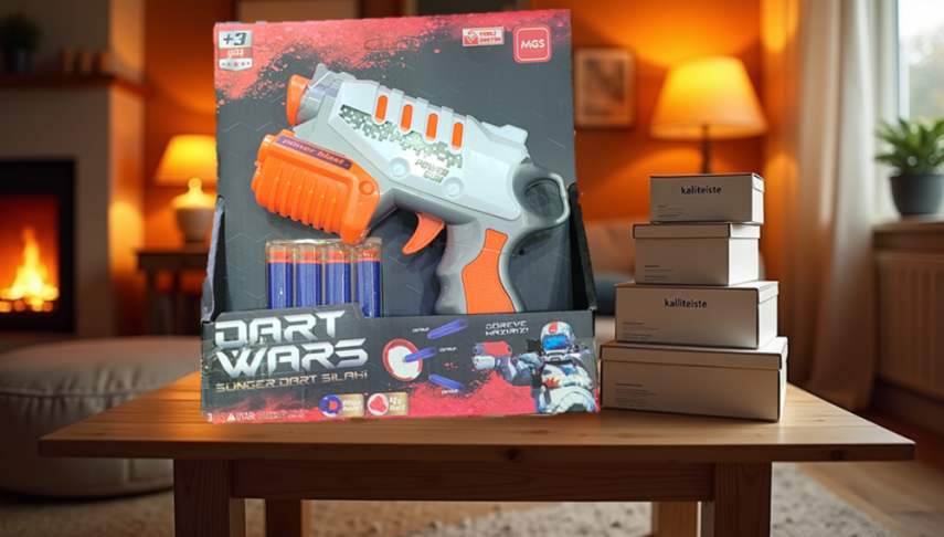 Oyuncak Sünger Atan Silah Dart Wars - 1