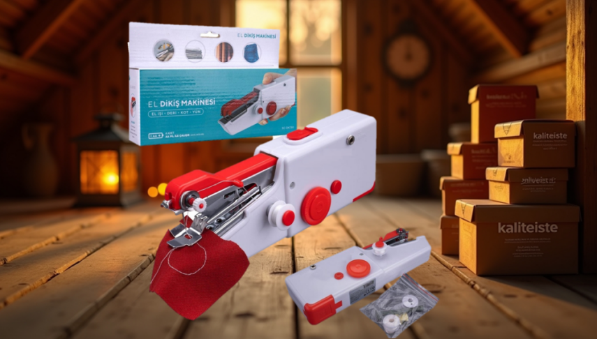 SilverCrest SC-DK730 Kırmızı Beyaz El Dikiş Makinesi - 1