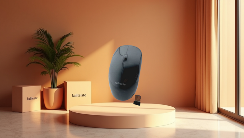 Siyah Kablosuz Mouse - 1