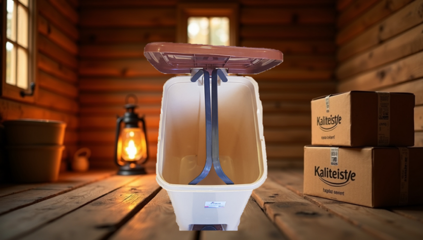 Slim Pedallı Çöp Kovası 40 Lt - 1