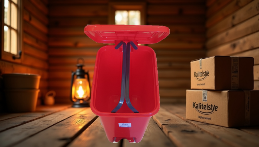 Slim Pedallı Çöp Kovası 40 Lt - 2