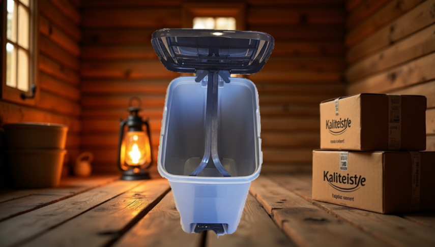 Slim Pedallı Çöp Kovası 40 Lt - 4