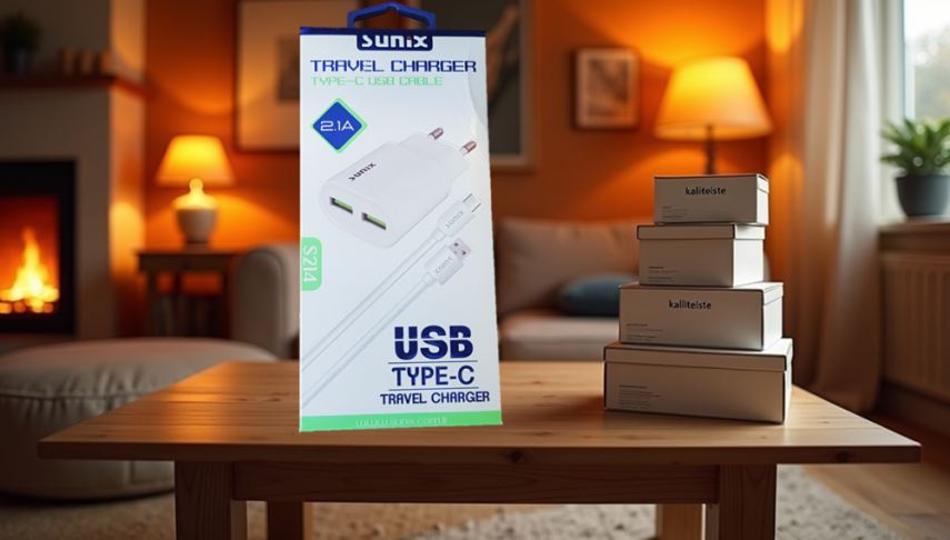 TYPE C 2 Girişli 2,1A S214 - 1