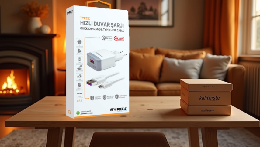 Q32 3 Amper Type C Şarj Data Adaptör - 1