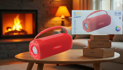 RGB Işıklı Bluetooth Speaker Kırmızı TBS-1098