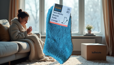 Ters Havlu Bayan Patik Çorap - 4