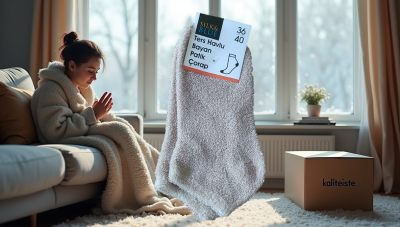 Ters Havlu Bayan Patik Çorap - 5