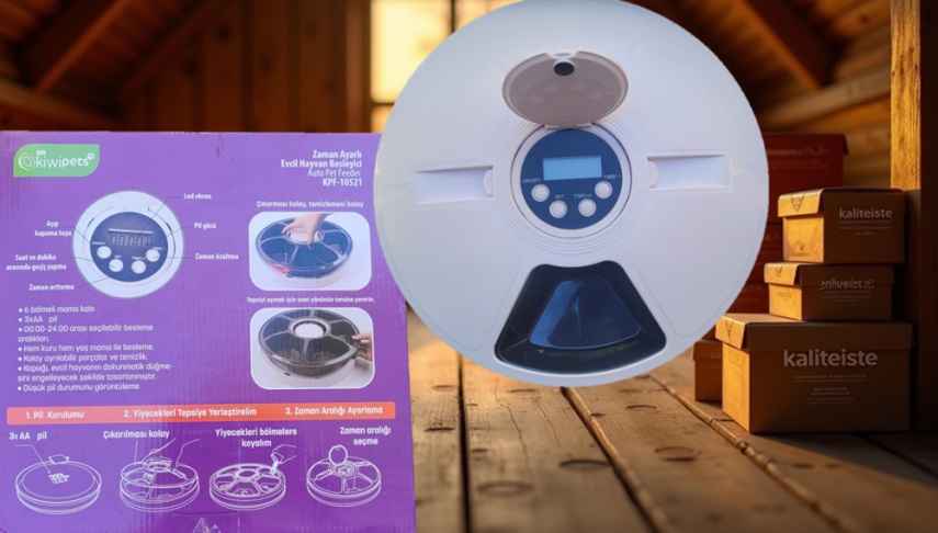 Zamanlayıcı Mama Kabı  - 1